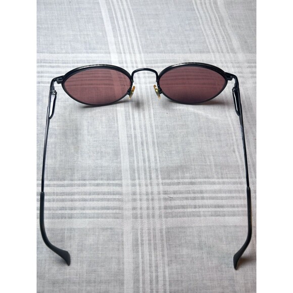 Vintage Brooks Brothers B.B.101 1008 Tortoise Gold Round Sunglasses FRAMES ONLY - Picture 5 of 7